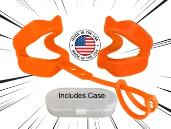 team color orange sports mouthguard