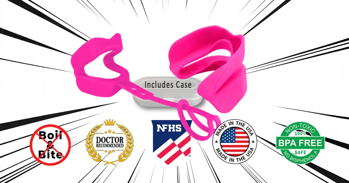 pink mouth guard