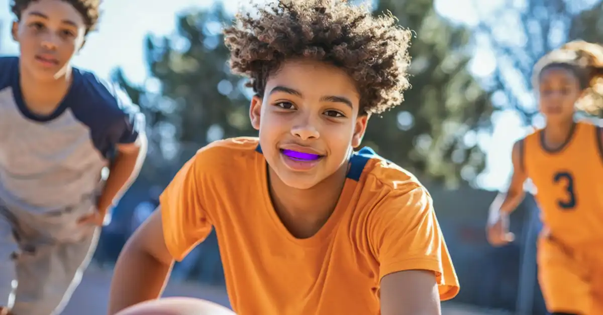 purple mouthguard