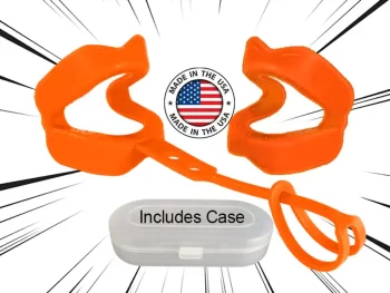 team color orange sports mouthguard