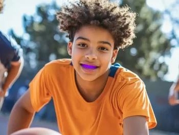 purple mouthguard