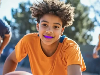 purple mouthguard